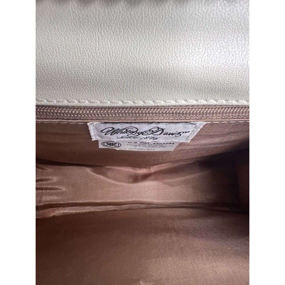 Vintage Whiting & Davis Metal Mesh Ivory Purse‎ Clutch Crossbody Evening Formal - Picture 7 of 13